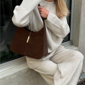 Demellier Large Tokyo Bag suede edition